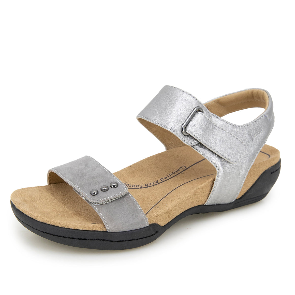 Jambu Top Pick - Women Morgan Wide Gunmetal/Pewter