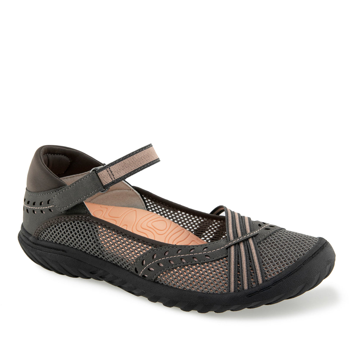 Jambu Customer Favorite - Women Maya Charcoal/Pale Salmon