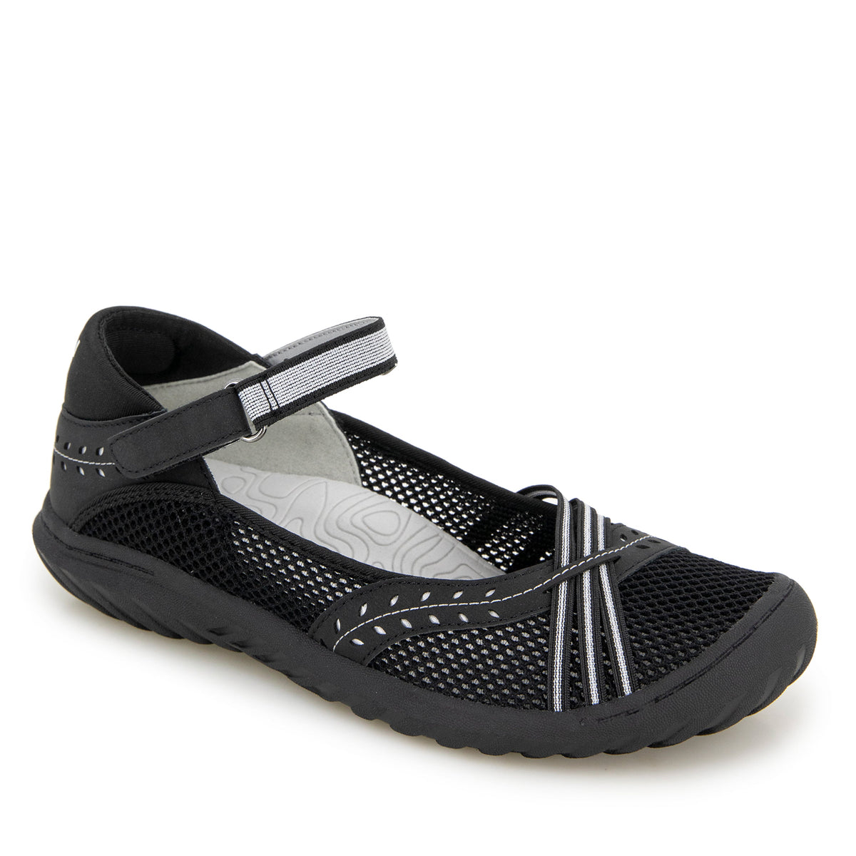 Jambu Sale - Women Maya Black/Off White