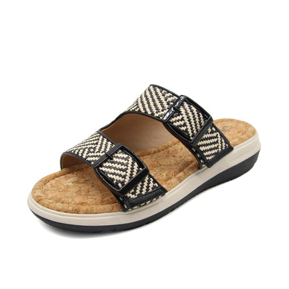 Jambu Recommended - Women Kona Black Raffia