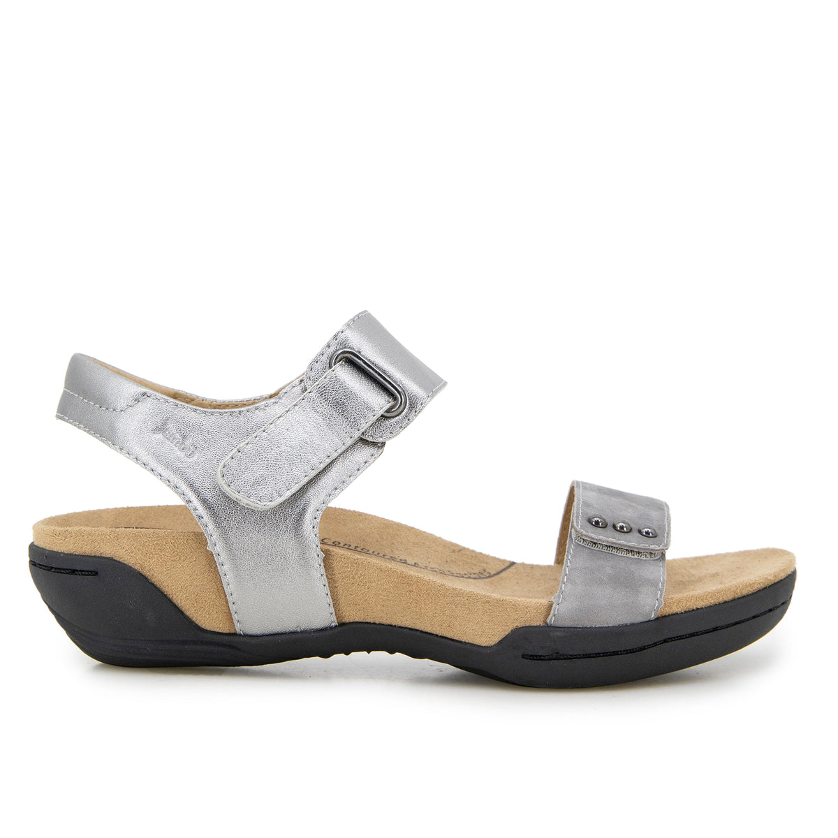 Jambu Top Pick - Women Morgan Wide Gunmetal/Pewter