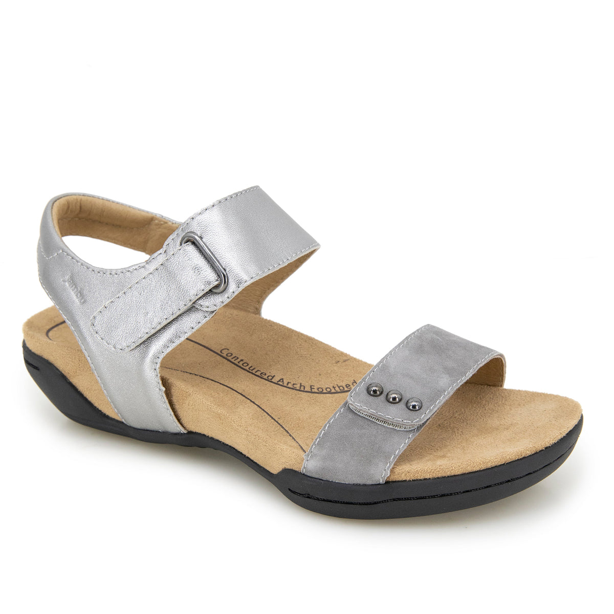 Jambu Top Pick - Women Morgan Wide Gunmetal/Pewter