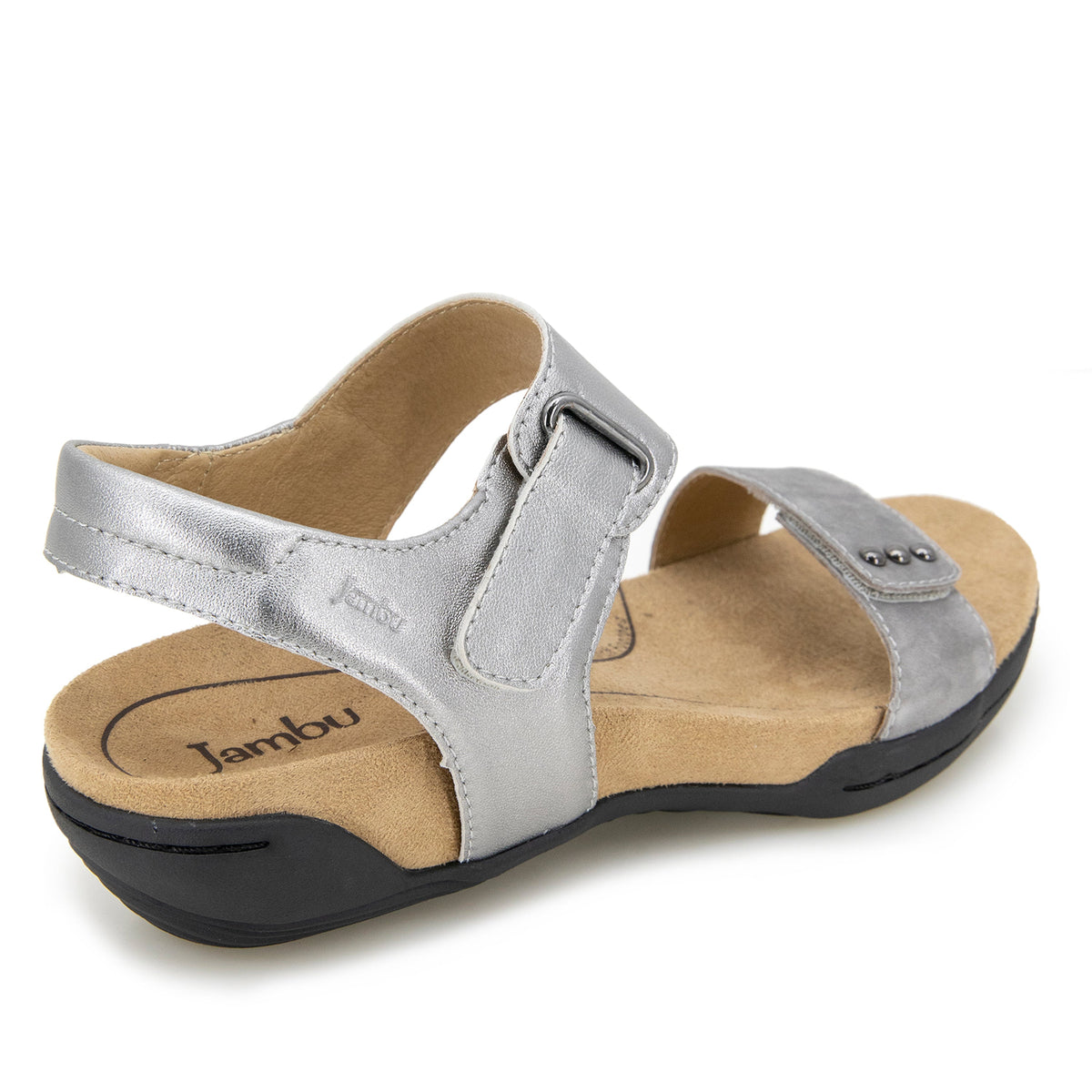 Jambu Top Pick - Women Morgan Wide Gunmetal/Pewter