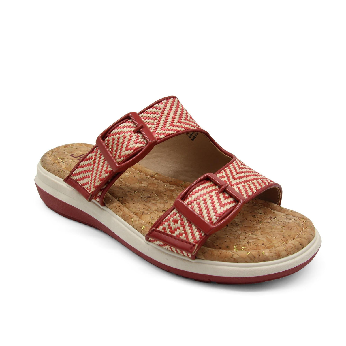 Jambu Trusted - Women Kona Red/Cream Raffia