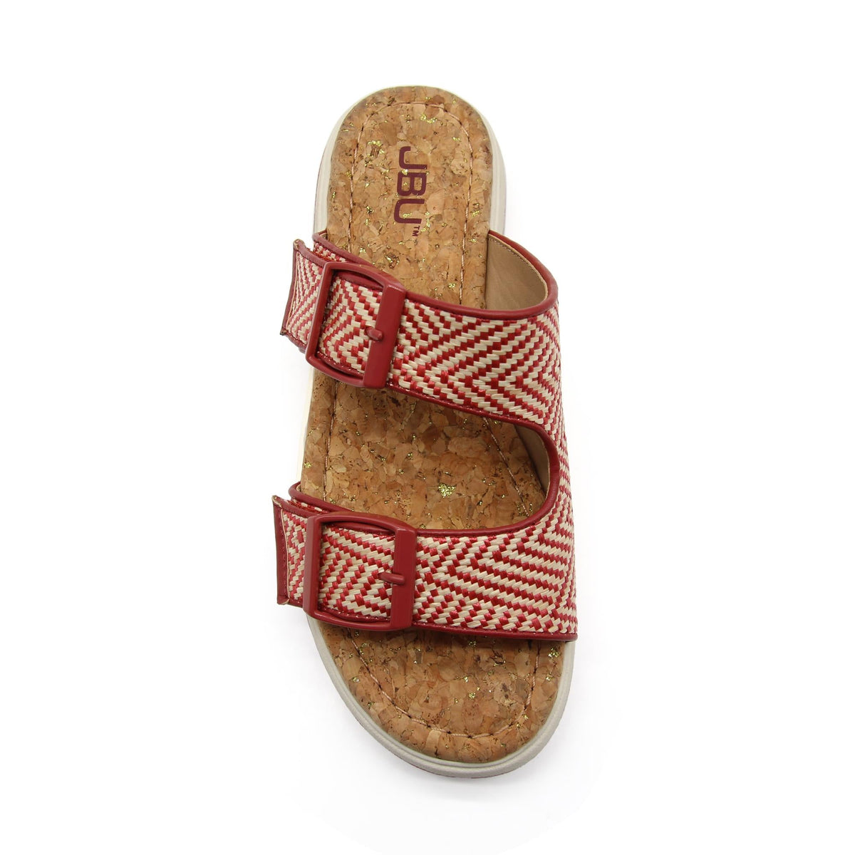 Jambu Trusted - Women Kona Red/Cream Raffia
