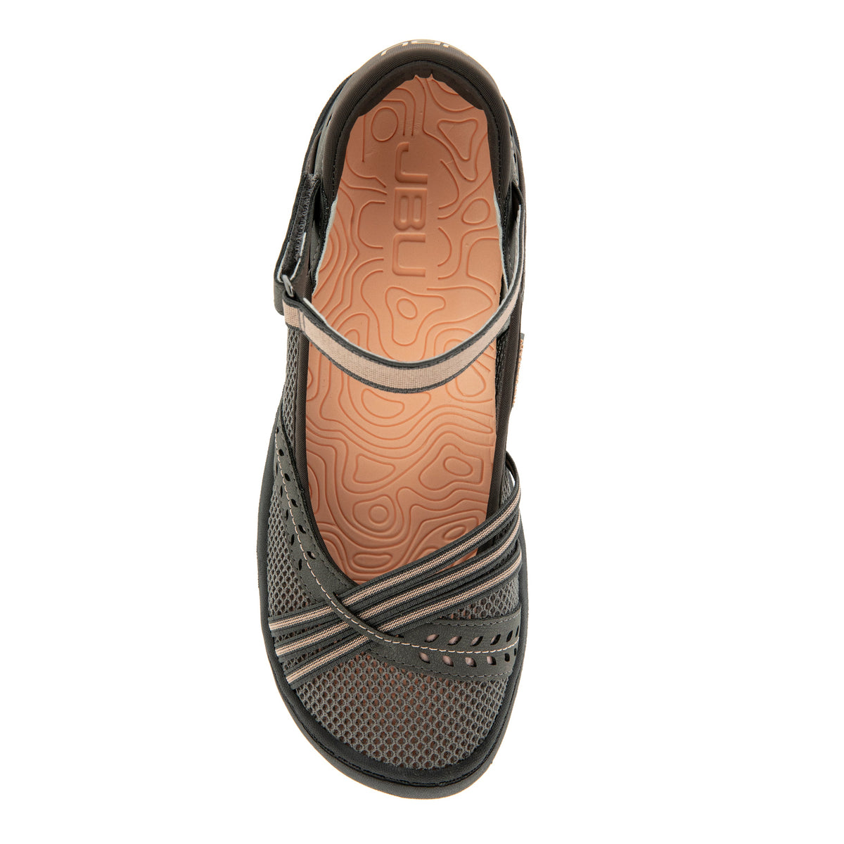 Jambu Customer Favorite - Women Maya Charcoal/Pale Salmon
