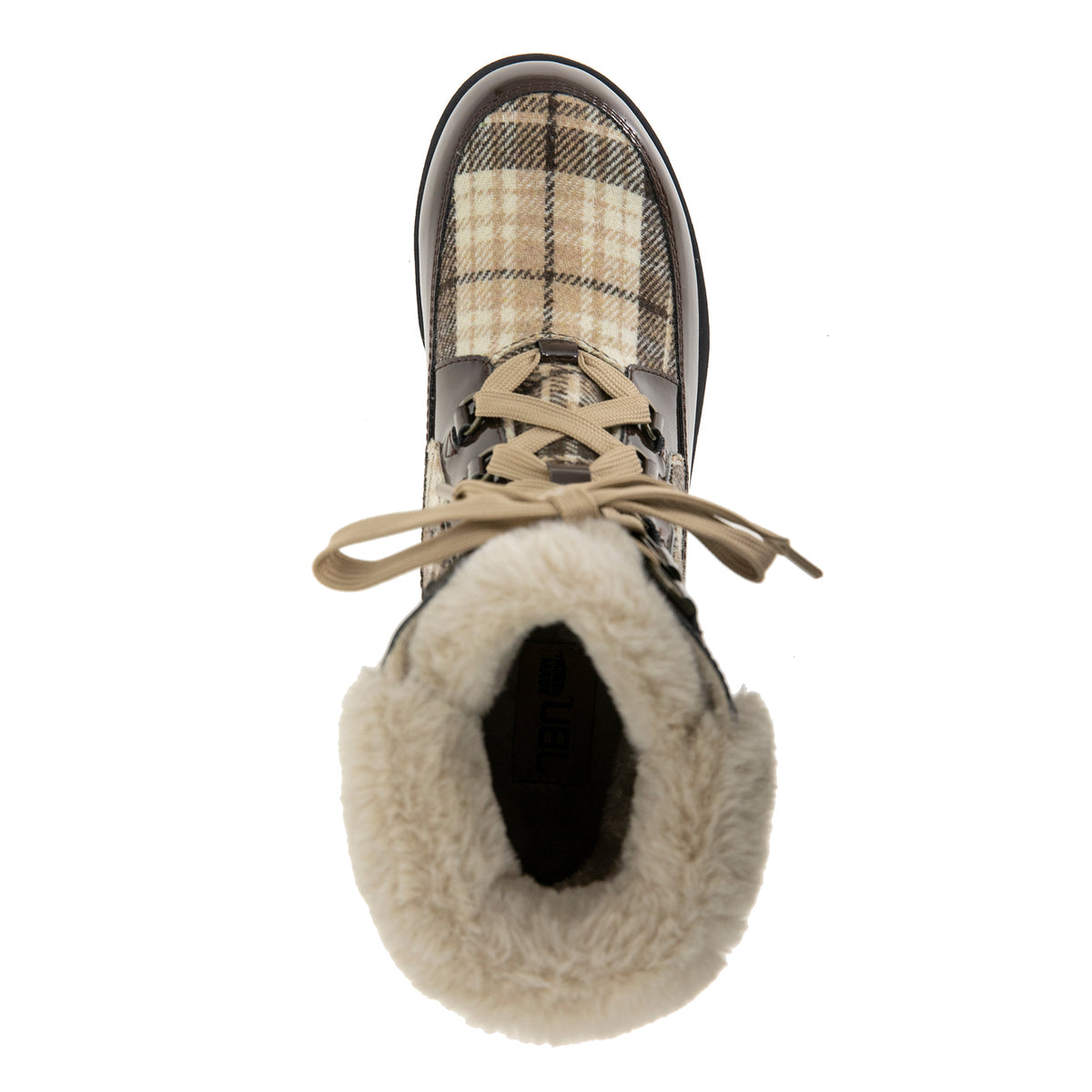 Jambu Recommended - Women Antonio Waterproof Brown/Patent Plaid