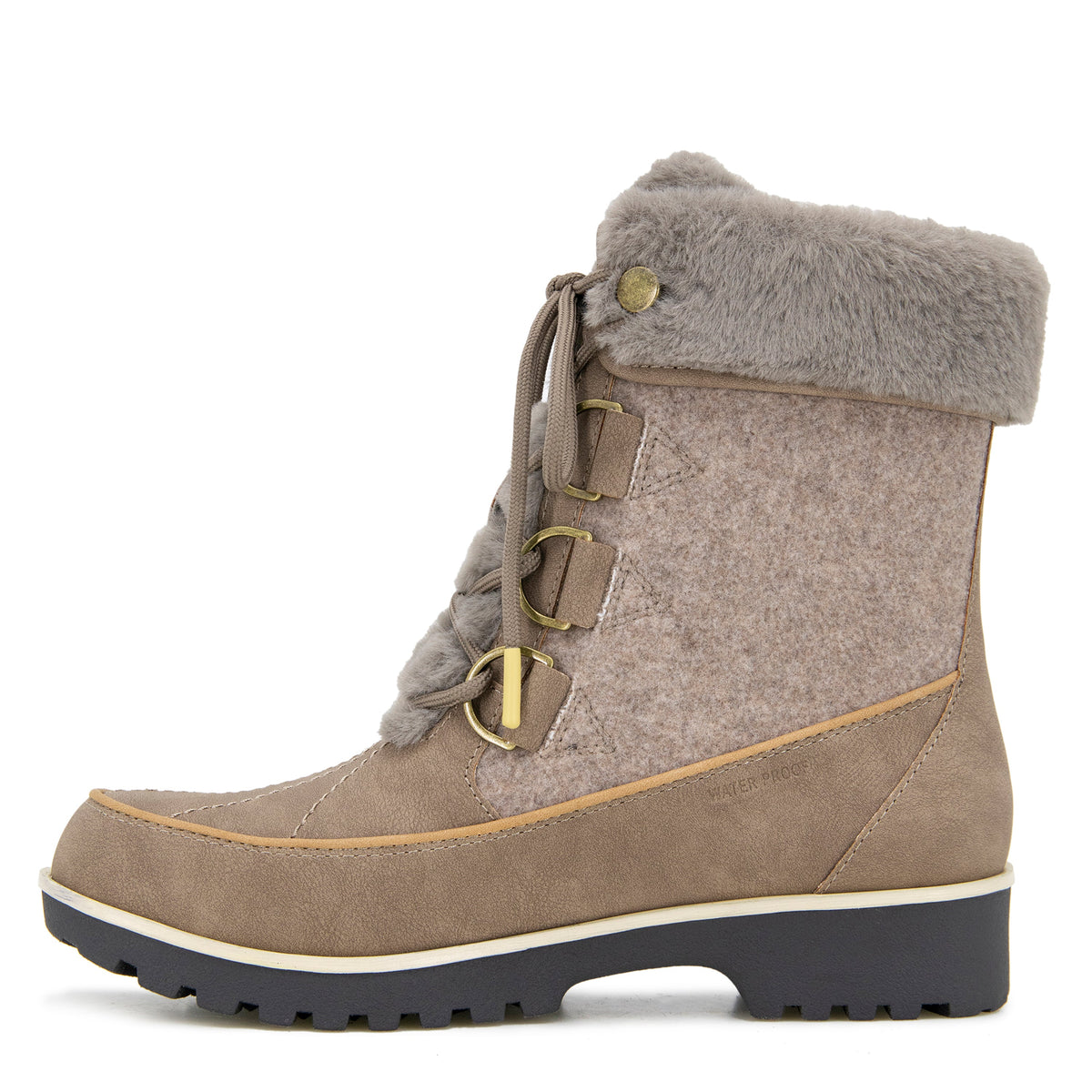 Jambu Recommended - Women Northgate Waterproof Taupe/Wool