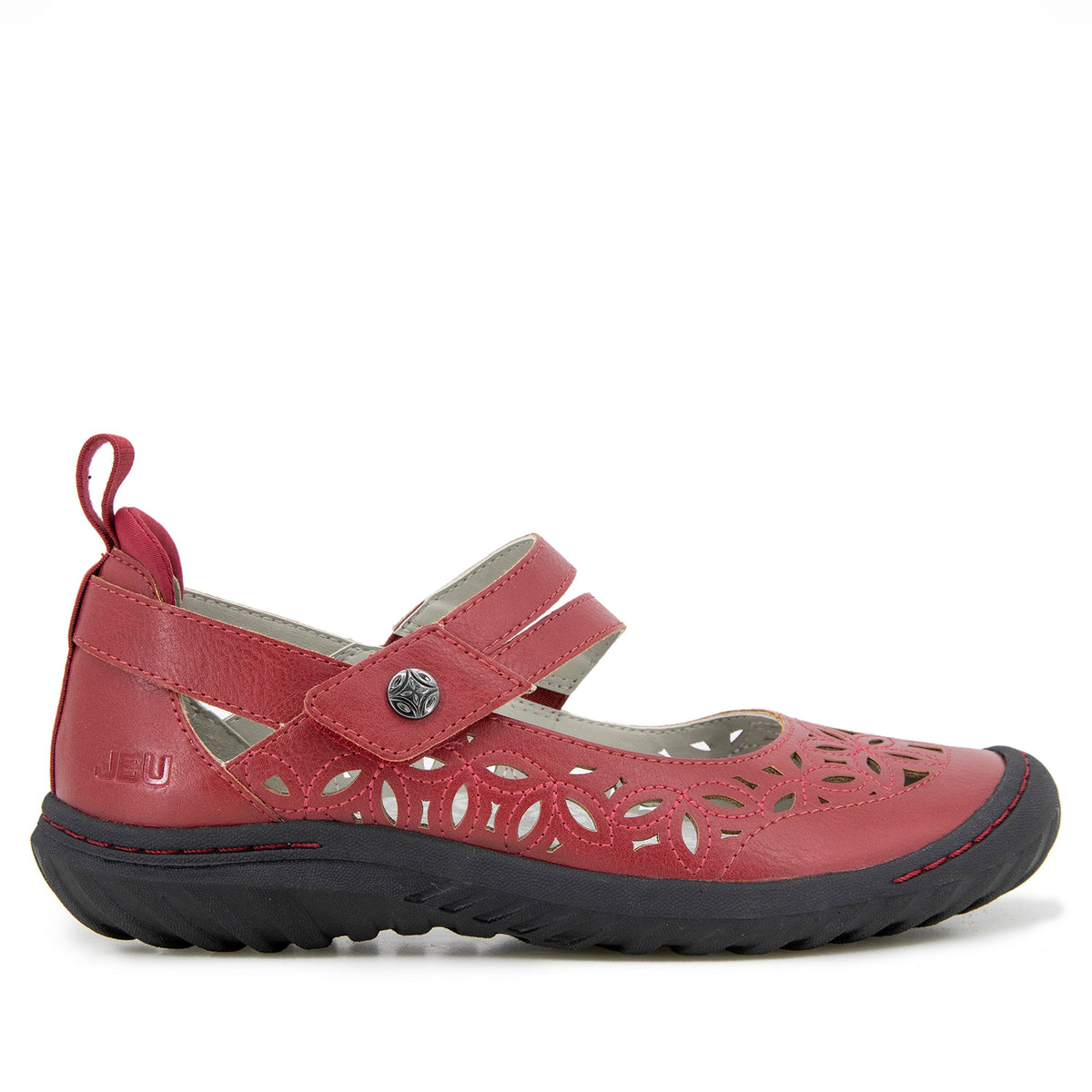 Jambu Quality - JBU Women's Mary Janes Bellerose Encore - Red