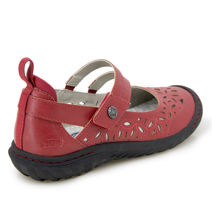 Jambu Quality - JBU Women's Mary Janes Bellerose Encore - Red
