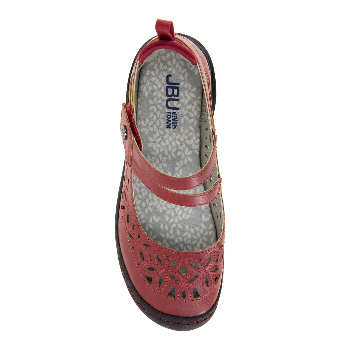 Jambu Quality - JBU Women's Mary Janes Bellerose Encore - Red
