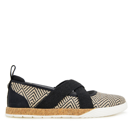 Jambu Great Value - Women Elm Black Raffia