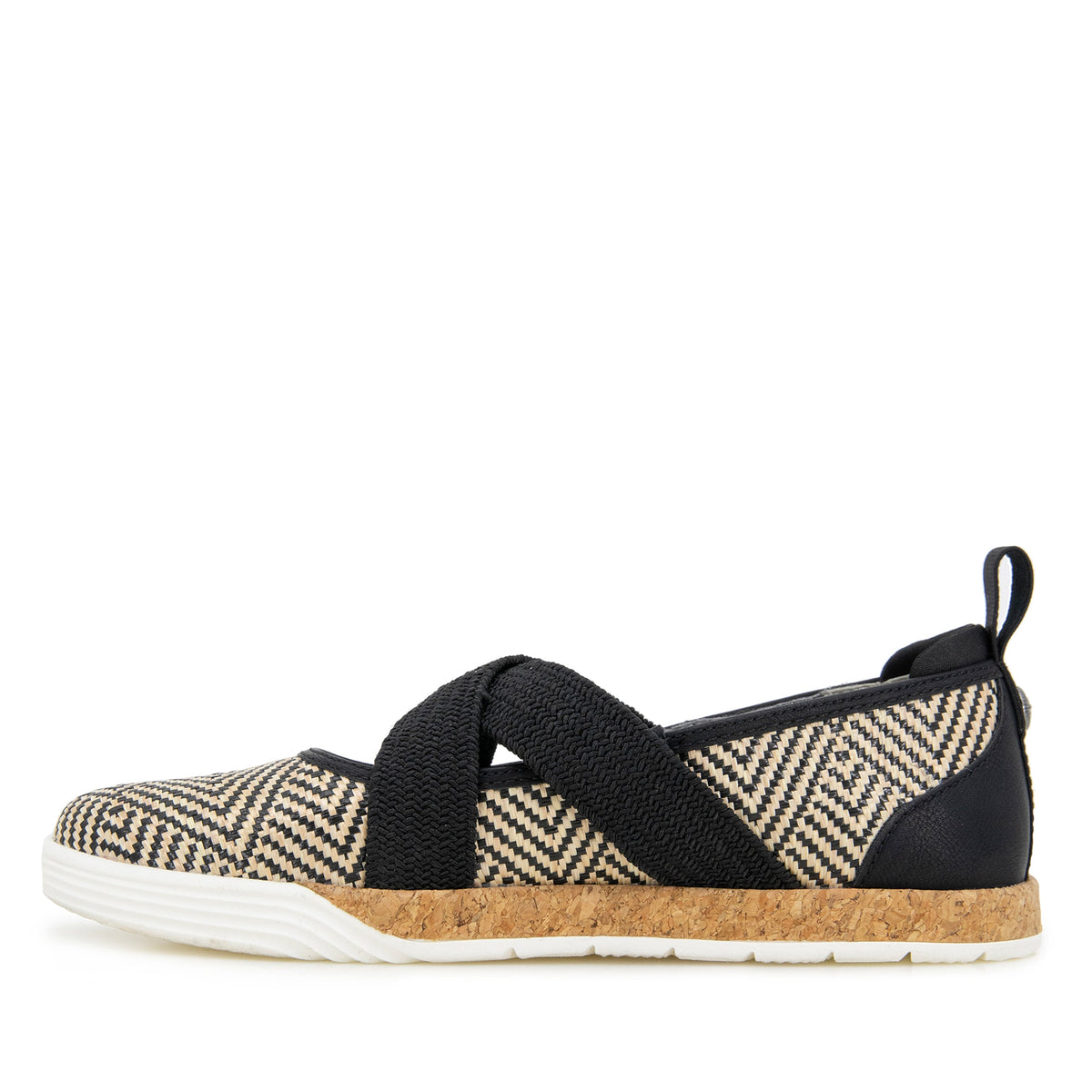Jambu Great Value - Women Elm Black Raffia